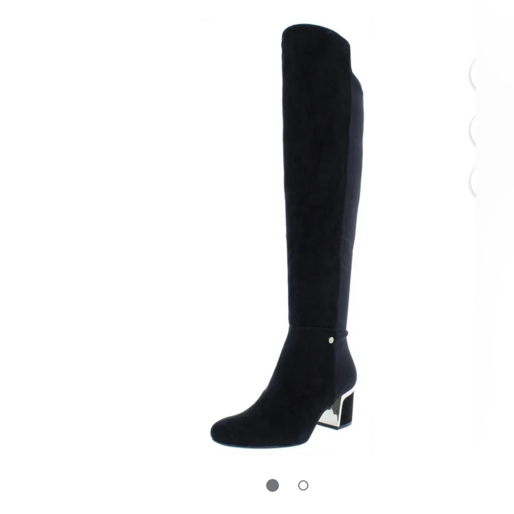 ⚜️ DKNY Women Knee-High Suede Boots - Black - Size 8 ⚜️